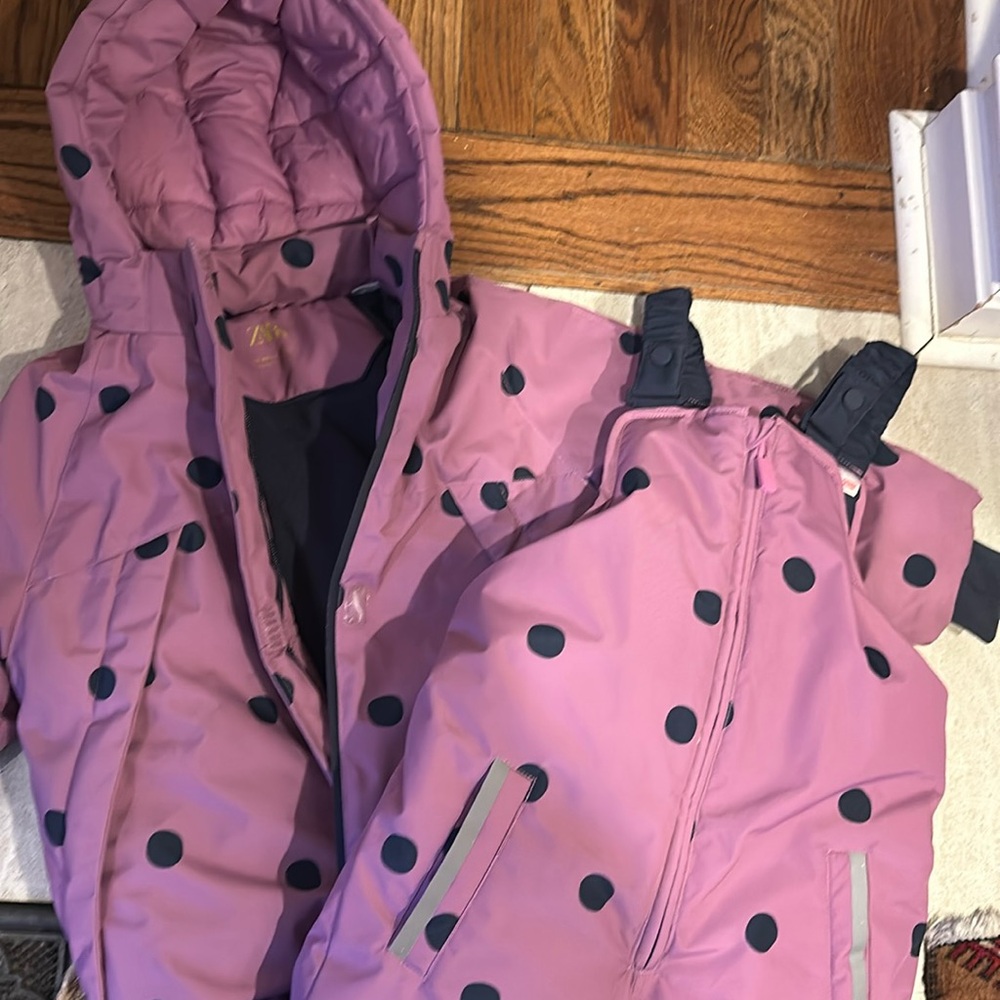 Zara Girls Winter Coat and Snowpants